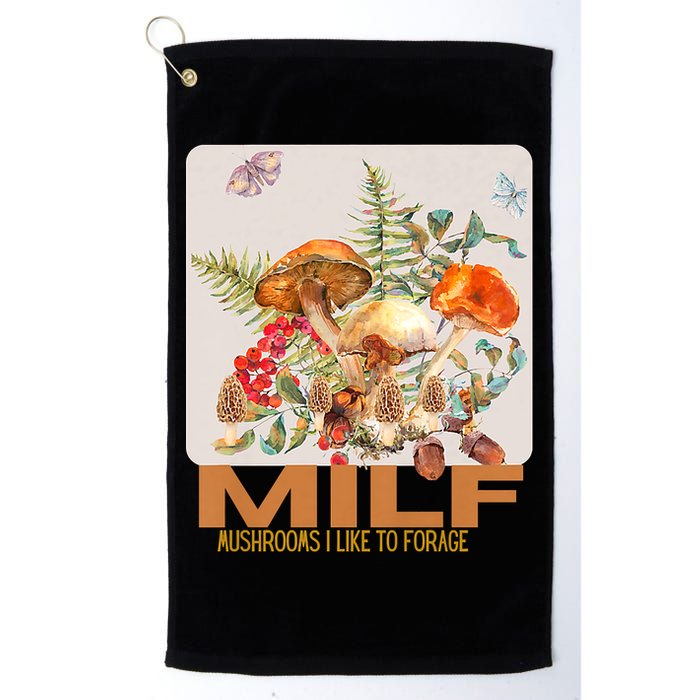 Women Mushrooms I Like To Forage Golf Towel
