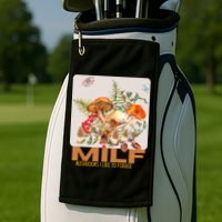 Women Mushrooms I Like To Forage Golf Towel