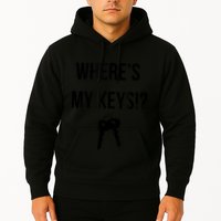 Where's My Keys Lost Misplaced Keys Funny Hoodie