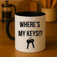 Where's My Keys Lost Misplaced Keys Funny Mug