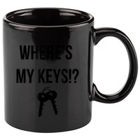 Where's My Keys Lost Misplaced Keys Funny 11oz C Handle Ceramic Mug