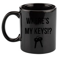 Where's My Keys Lost Misplaced Keys Funny 11oz C Handle Ceramic Mug