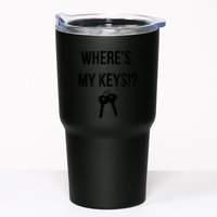 Where's My Keys Lost Misplaced Keys Funny Tumbler