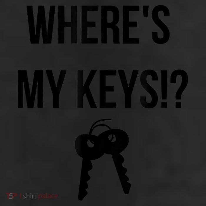 Where's My Keys Lost Misplaced Keys Funny 25L Jumbo Tote