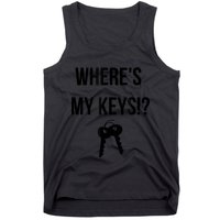 Where's My Keys Lost Misplaced Keys Funny Tank Top