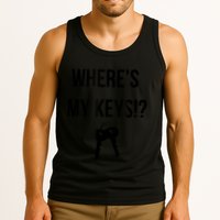 Where's My Keys Lost Misplaced Keys Funny Tank Top