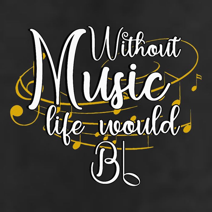 Without Music Life Would Bb For Music Lovers & Artists Cool Comfort Performance Bucket Hat