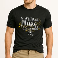 Without Music Life Would Bb For Music Lovers & Artists Cooling Performance Crew T-Shirt