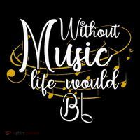 Without Music Life Would Bb For Music Lovers & Artists Impact Tech Backpack
