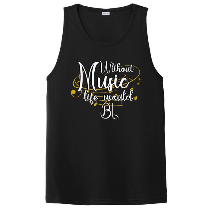 Without Music Life Would Bb For Music Lovers & Artists PosiCharge Competitor Tank