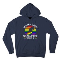 Women Mama Lion No Matter What Lgbt Pride Support Rainbow Hoodie