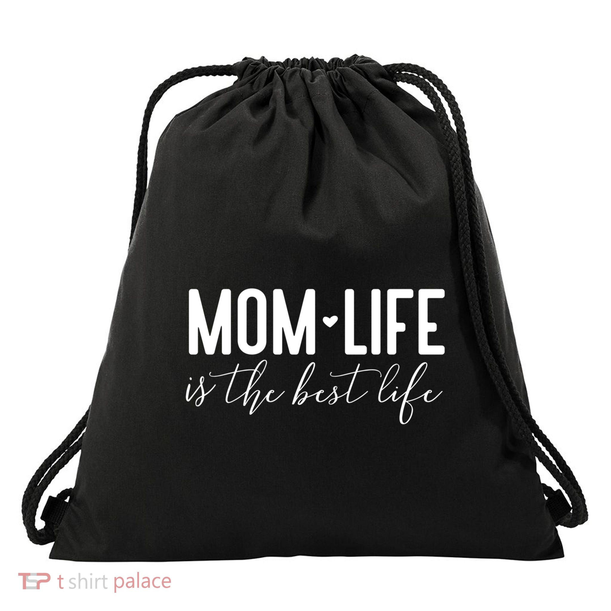 Wonder Mom Life Is The Best Life For Mama Or Grandma Gift Drawstring Bag