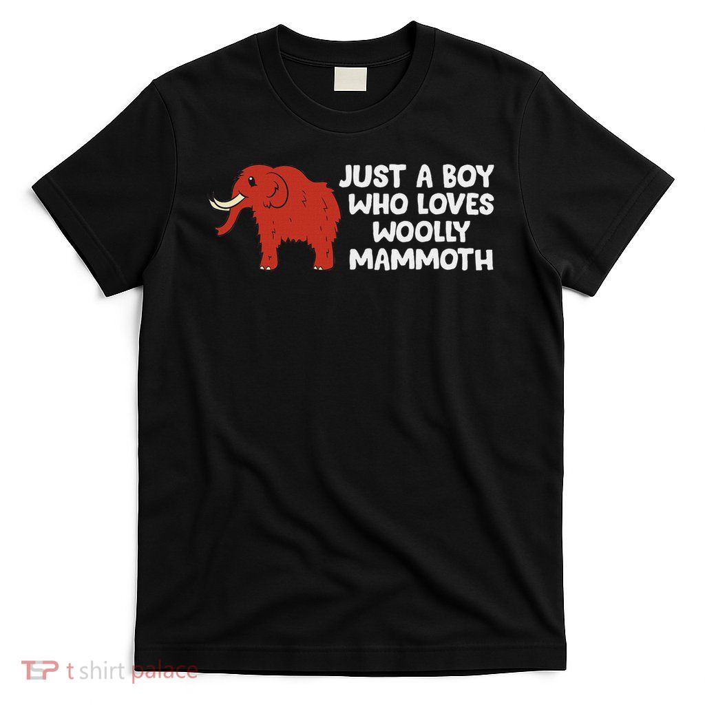 Woolly Mammoth Lover Gifts Boy's Woolly Mammoth T-Shirt