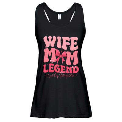 Wife Mom Legend Family Lover Gift Idea Ladies Essential Flowy Tank