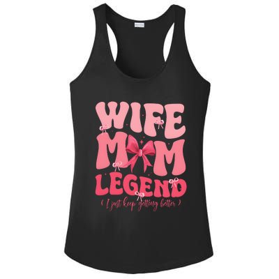 Wife Mom Legend Family Lover Gift Idea Ladies PosiCharge Competitor Racerback Tank