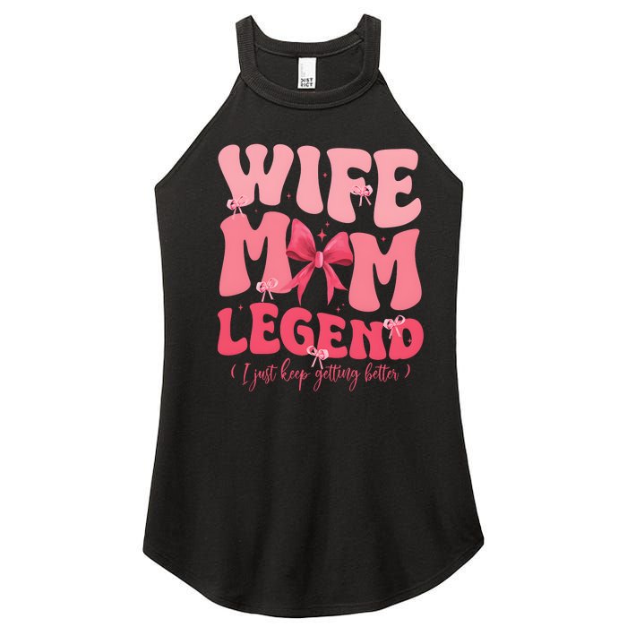 Wife Mom Legend Family Lover Gift Idea Women's Perfect Tri Rocker Tank