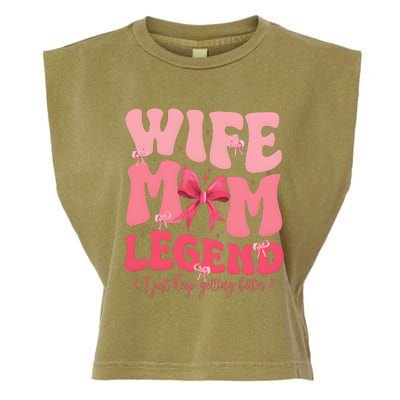 Wife Mom Legend Family Lover Gift Idea Garment-Dyed Women's Muscle Tee