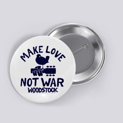 W.Oodstock Make Love Not War Button