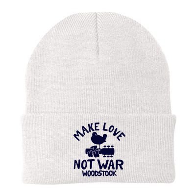 W.Oodstock Make Love Not War Beanie