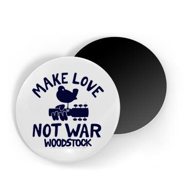 W.Oodstock Make Love Not War Magnet
