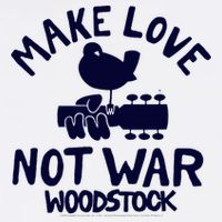 W.Oodstock Make Love Not War Cooling Performance Long Sleeve Crew