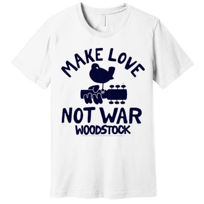 W.Oodstock Make Love Not War Premium T-Shirt