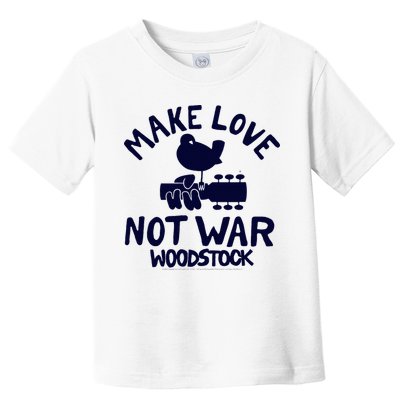 W.Oodstock Make Love Not War Toddler T-Shirt