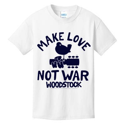 W.Oodstock Make Love Not War Kids T-Shirt