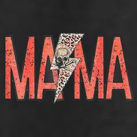 Womens MAMA Leopard Skull Boho Rocker Mom Mother's Day 7 Panel Mesh Trucker Snapback Hat