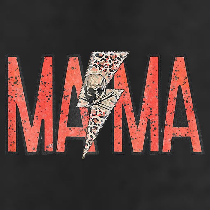 Womens MAMA Leopard Skull Boho Rocker Mom Mother's Day 11oz C Handle Ceramic Mug
