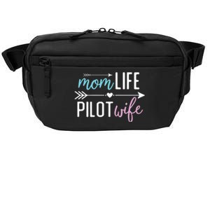 Womens Mom Life Pilot Wife Gift For Girlfriend Wife Crossbody Pack