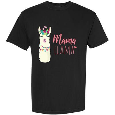 Womens Mama Llama Garment-Dyed Heavyweight T-Shirt