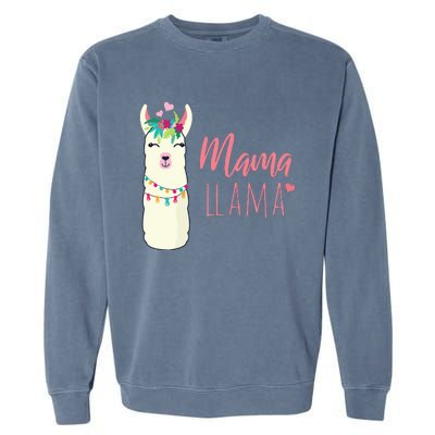 Womens Mama Llama Garment-Dyed Sweatshirt