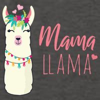 Womens Mama Llama Vector Backpack