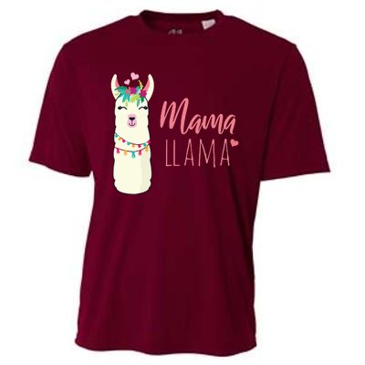 Womens Mama Llama Cooling Performance Crew T-Shirt