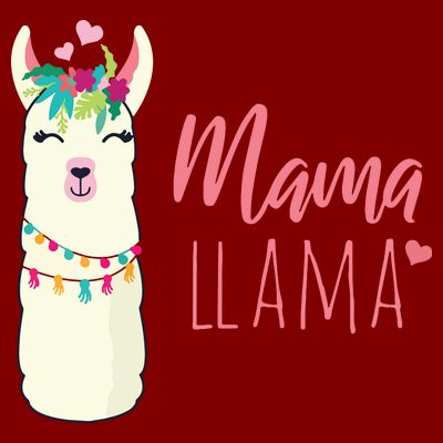 Womens Mama Llama T-Shirt