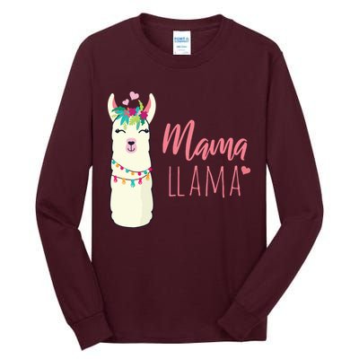 Womens Mama Llama Tall Long Sleeve T-Shirt
