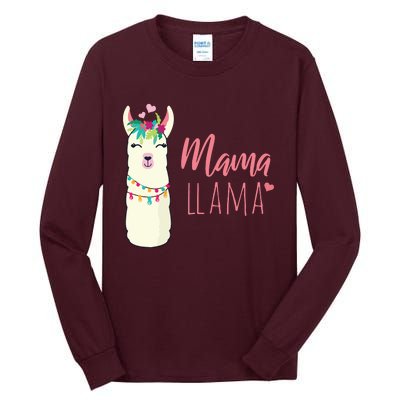 Womens Mama Llama Tall Long Sleeve T-Shirt