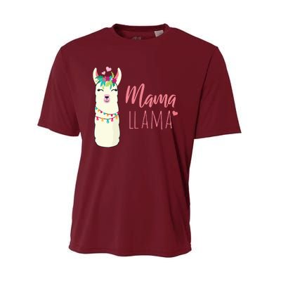 Womens Mama Llama Performance Sprint T-Shirt