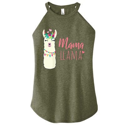 Womens Mama Llama Women’s Perfect Tri Rocker Tank