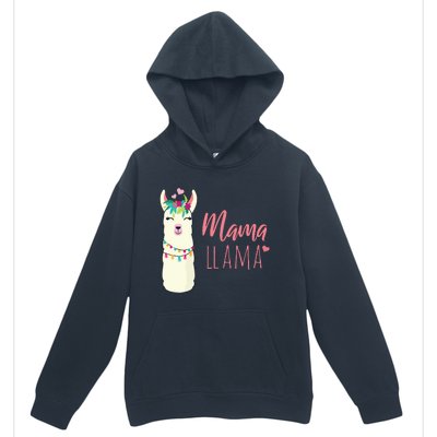 Womens Mama Llama Urban Pullover Hoodie