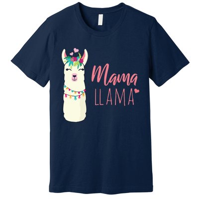 Womens Mama Llama Premium T-Shirt