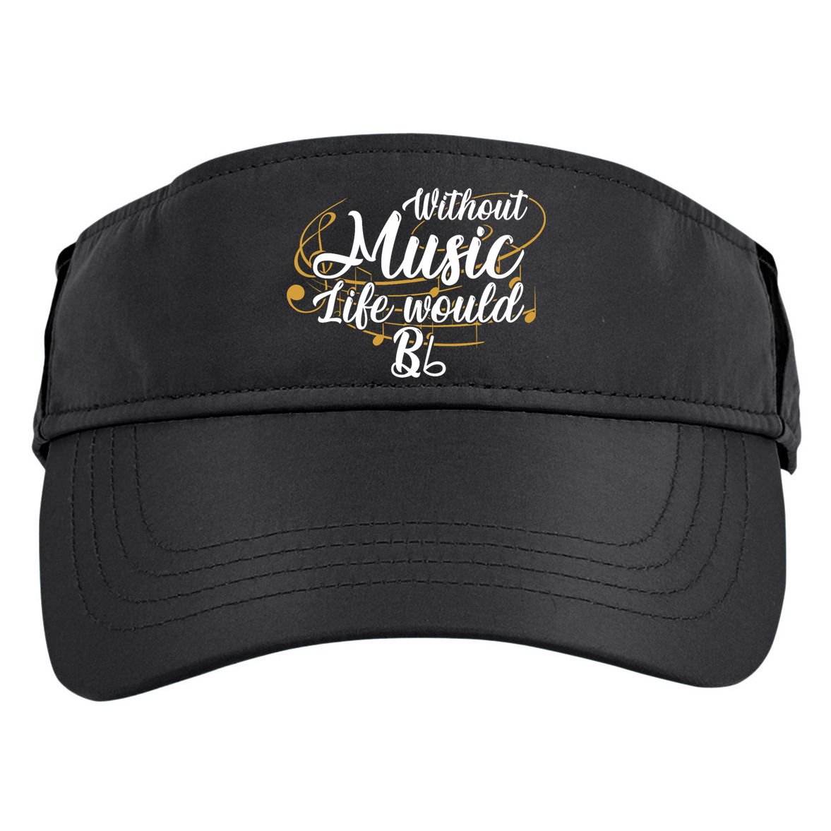 Without Music Life Would B Flat Ii Funny Music Quotes Lover Adult Drive Performance Visor