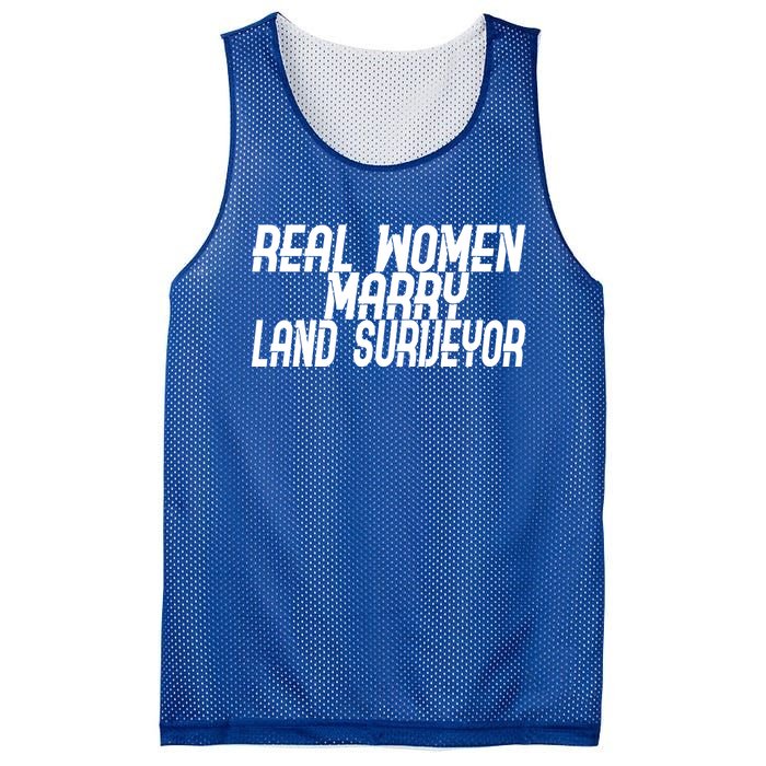 Wo Marry Land Surveyor Gift Mesh Reversible Basketball Jersey Tank