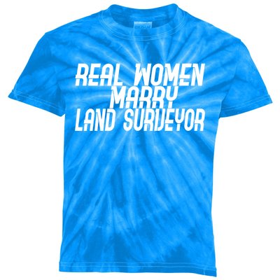 Wo Marry Land Surveyor Gift Kids Tie-Dye T-Shirt