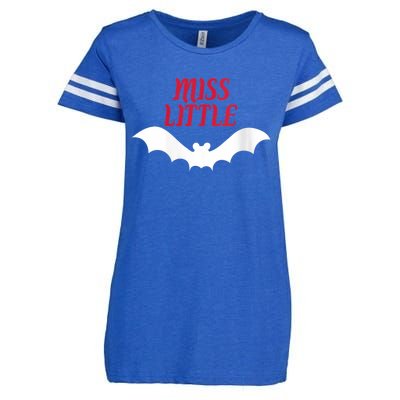 Wo Miss Little Batwoman Halloween Costume Batty Scary Enza Ladies Jersey Football T-Shirt