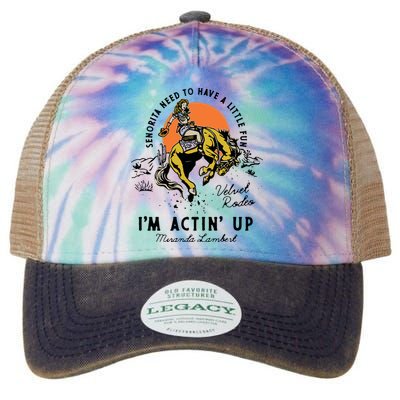 Womens Miranda Lambert Actin Up Tank Top Legacy Tie Dye Trucker Hat
