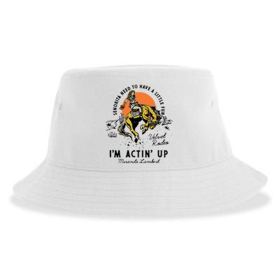 Womens Miranda Lambert Actin Up Tank Top Sustainable Bucket Hat