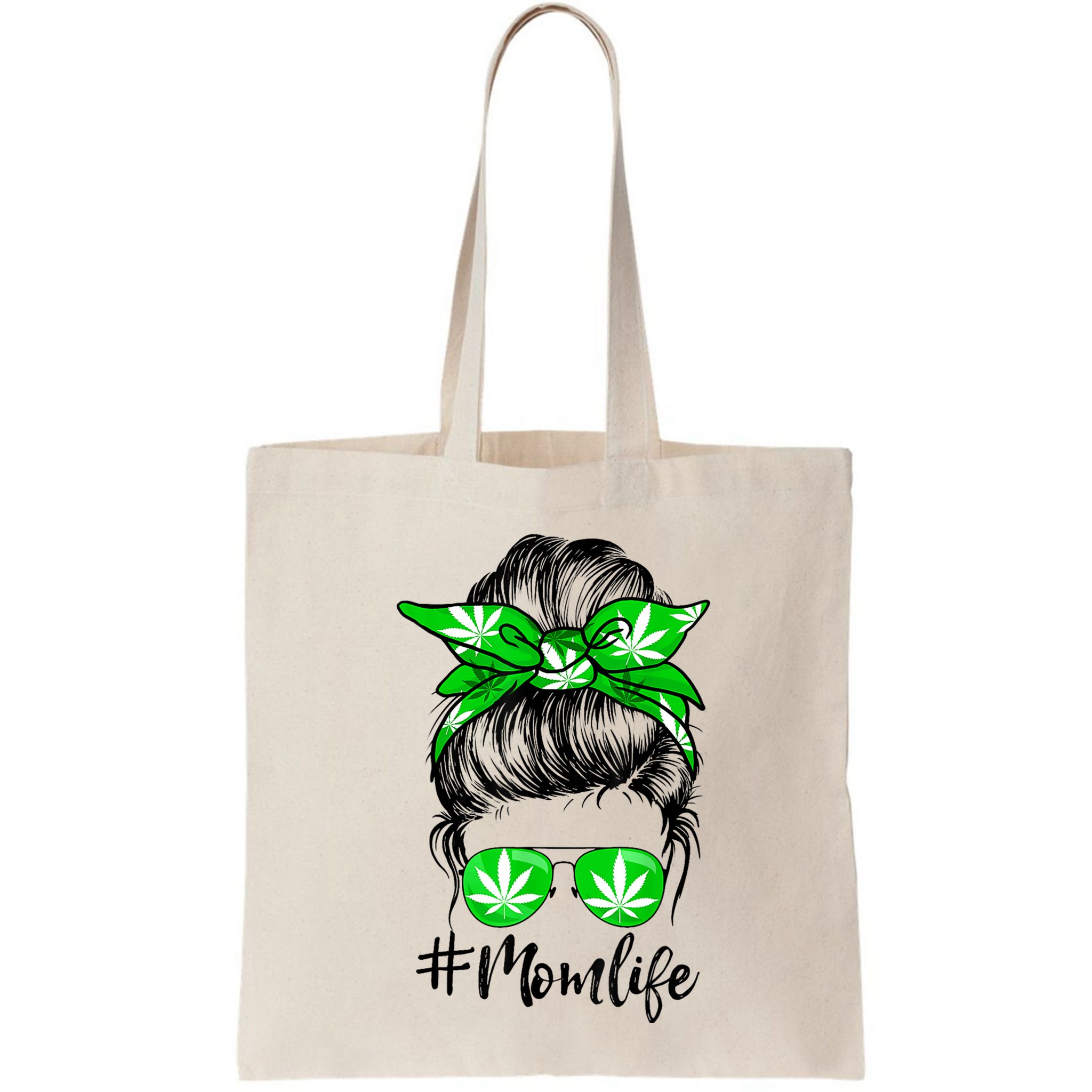 Weed Mom Life Smoker Pot Leaf Cannabis Marijuana Stoner 420 Bag
