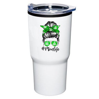 Weed Mom Life Smoker Pot Leaf Cannabis Marijuana Stoner 420 Tumbler